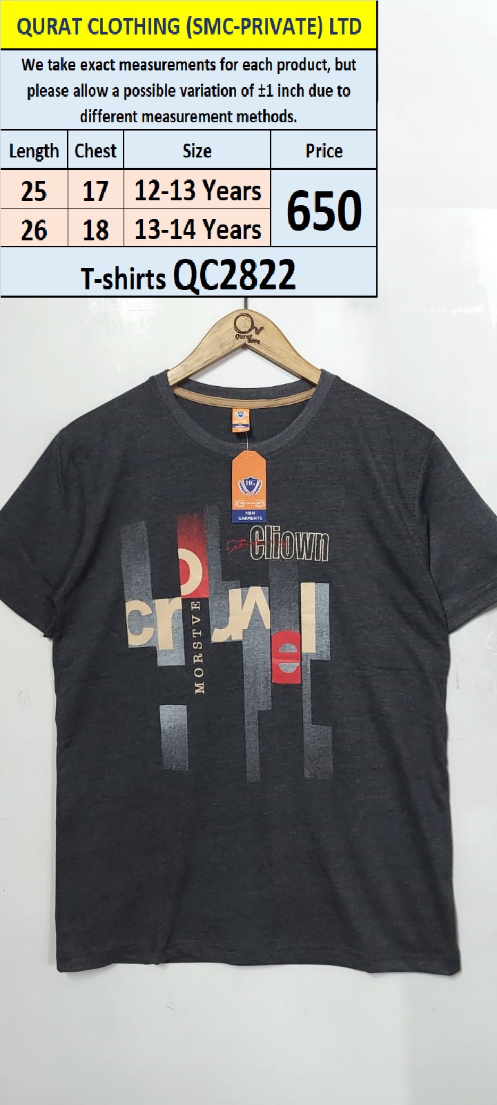 T-shirt Code QC2822