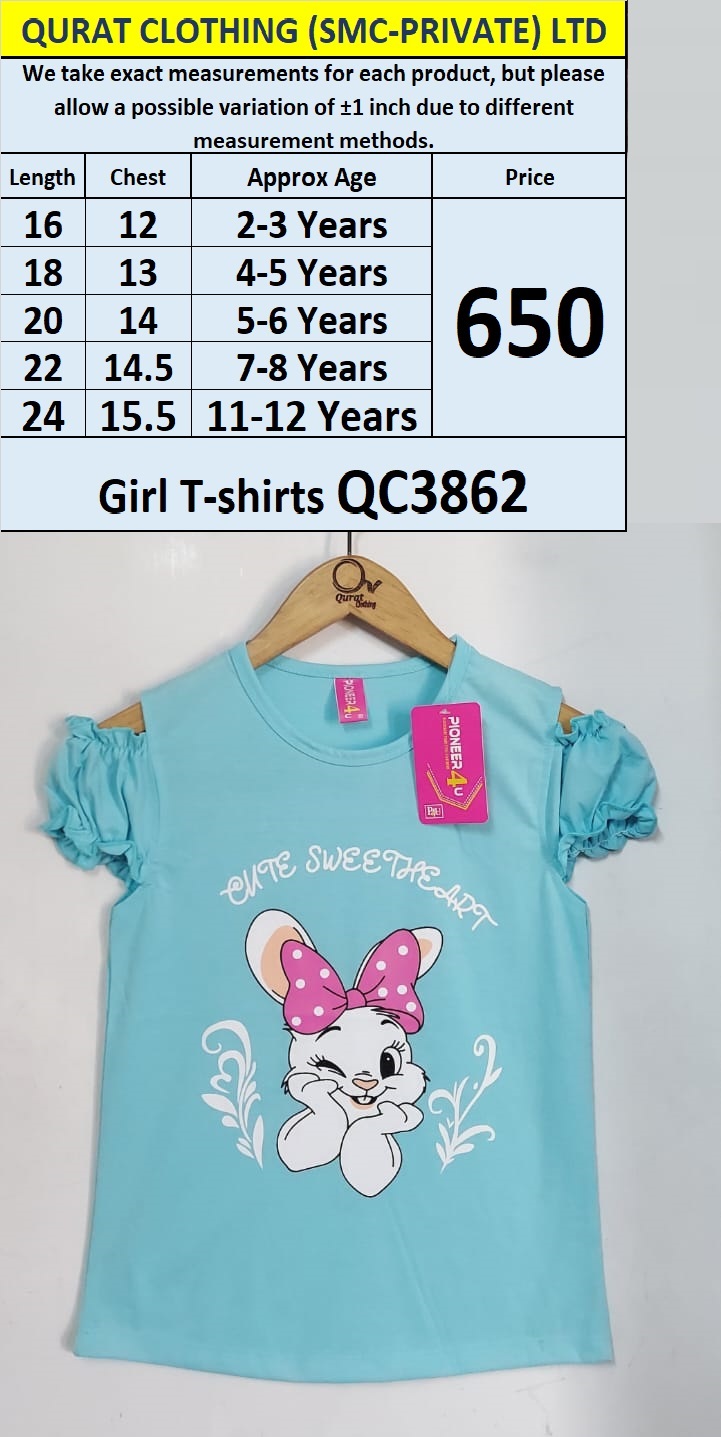 Girl T-shirts QC3862 - QC3862