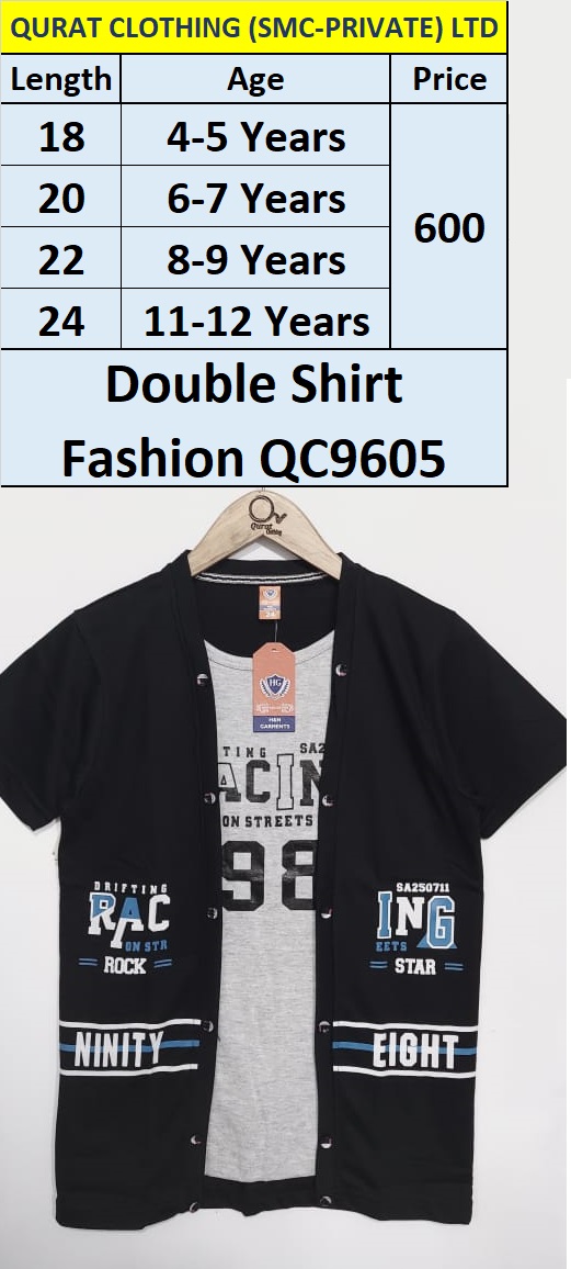 Zeus Double Shirt Fashion Racing Rock Star QC9605