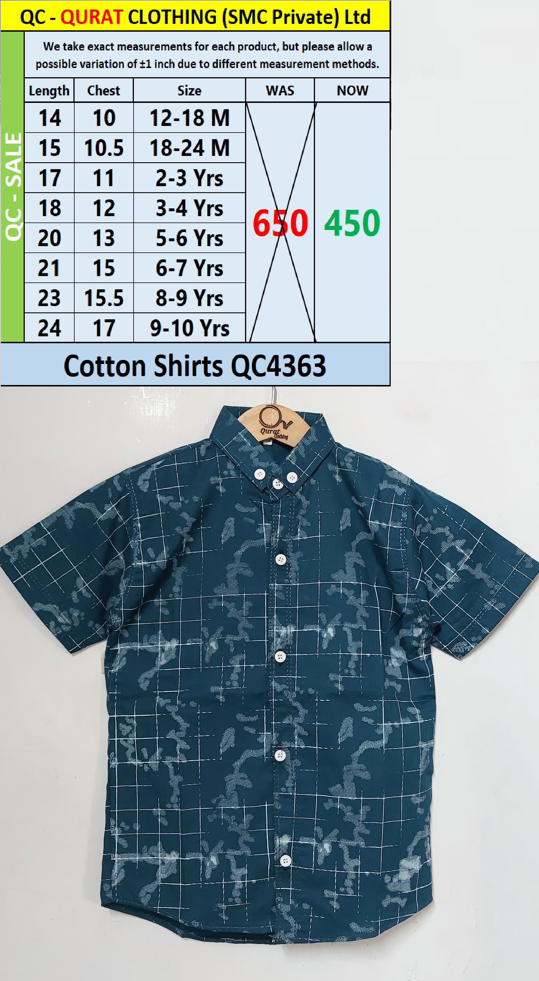 Cotton Shirts QC4363