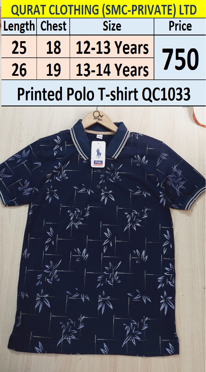 Printed Polo T-Shirt QC1033