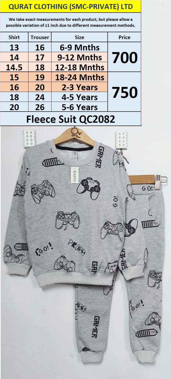 Fleece Two Piece Suit QC2082