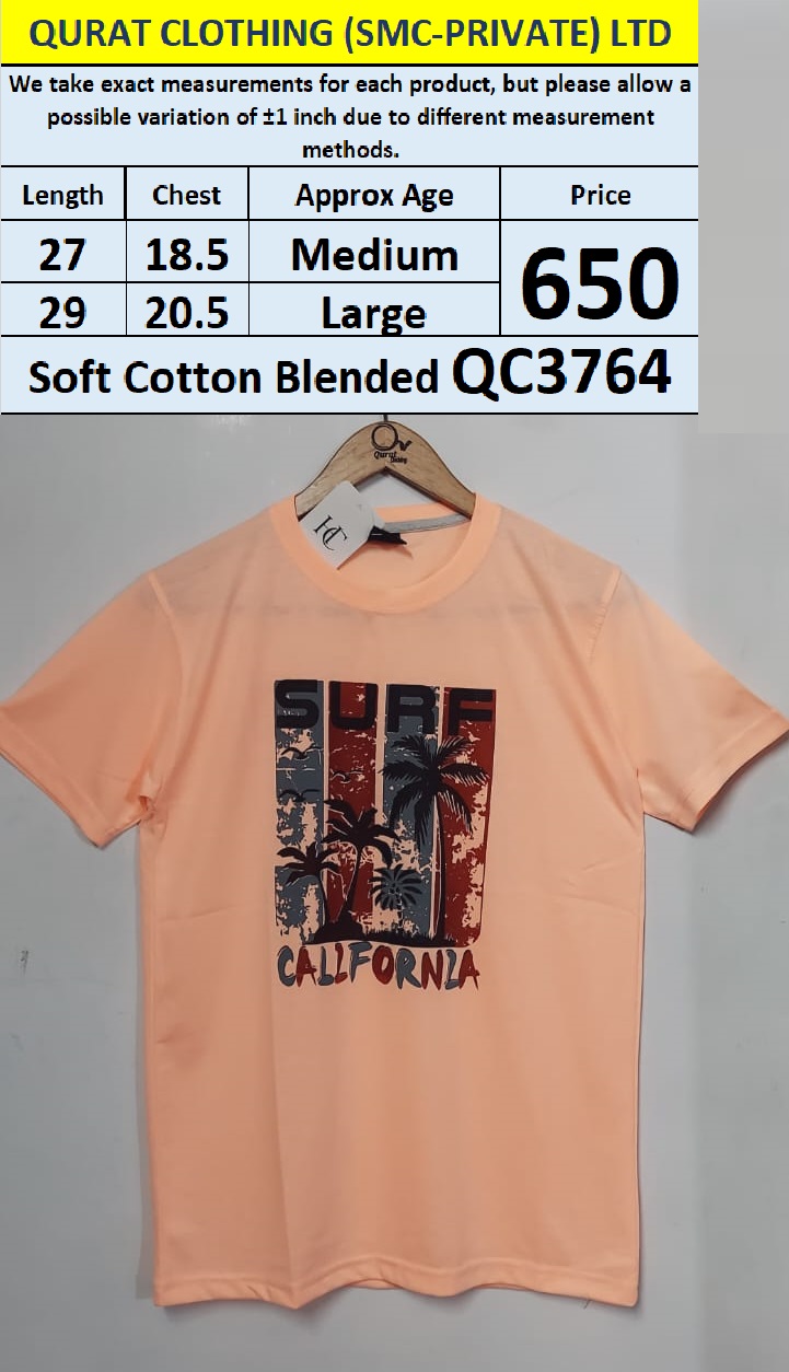 Soft Cotton Blended T-shirt QC3764