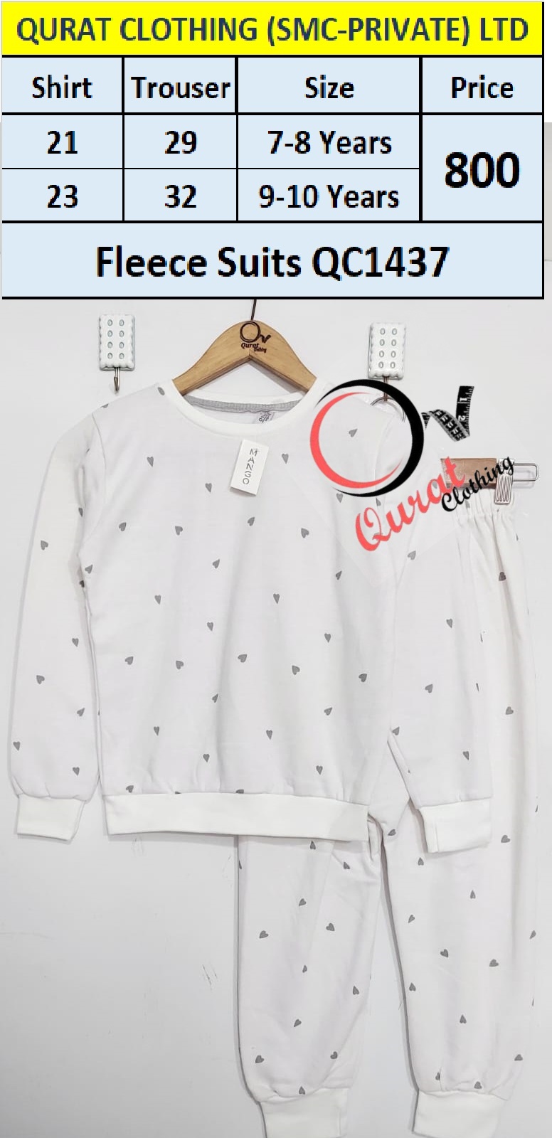 Fleece Suits QC1437