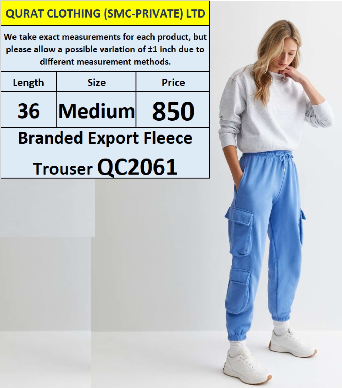 Branded Export Fleece Trouser QC2061