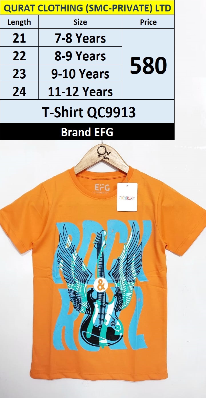 EFG Brand Rock & Roll T-Shirt QC9913