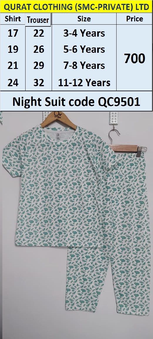 Printed Night Suit QC9501