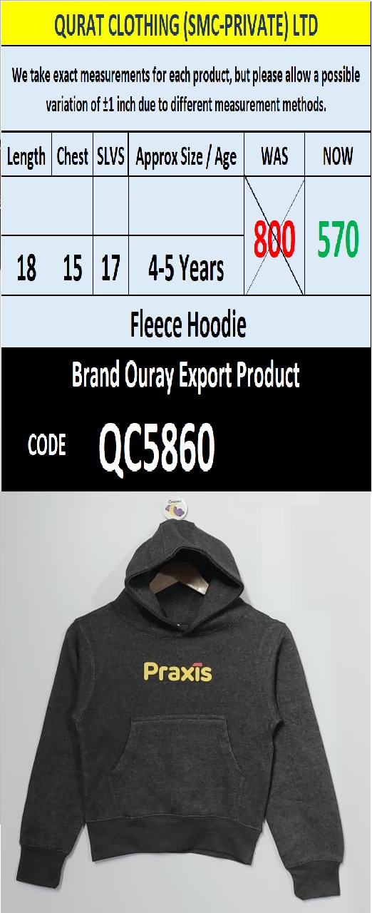 Top International Branded Export Hoodie / Sweatshirt Products - QC5860