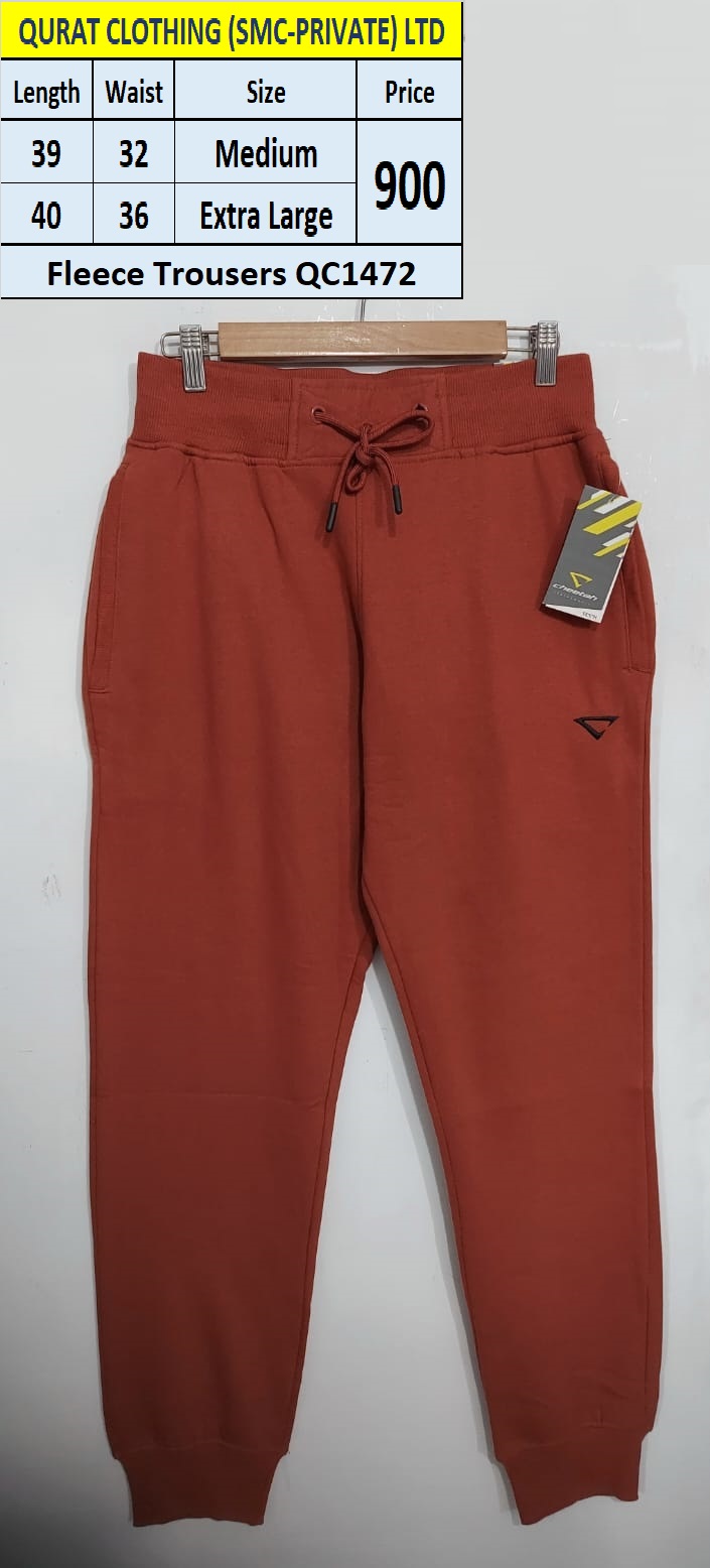 Branded Export Rust Fleece Trouser QC1472