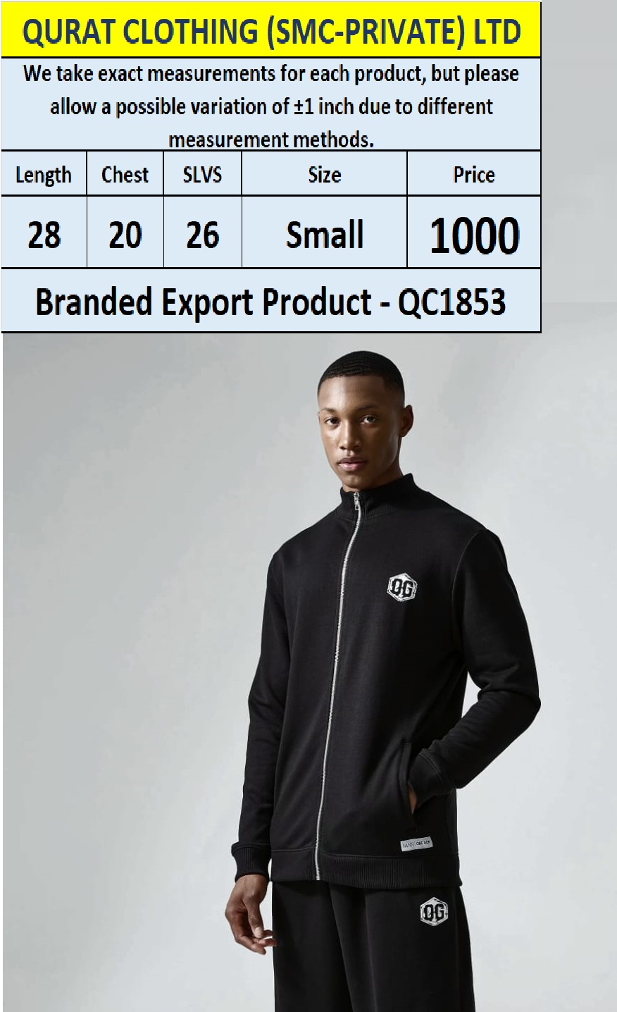 Branded Export Product QC1853 Export United Kingdom