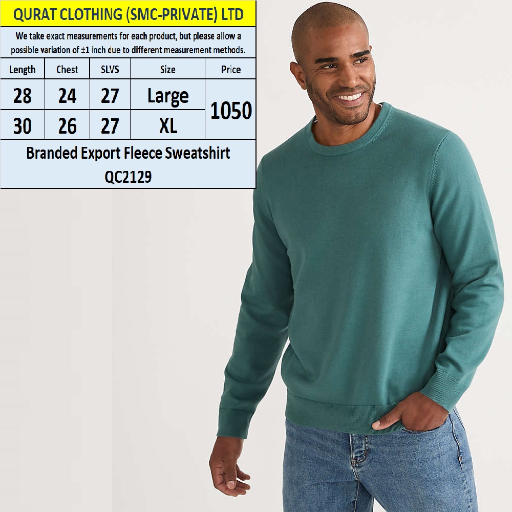 Branded Export Fleece Sweatshirt QC2129 
