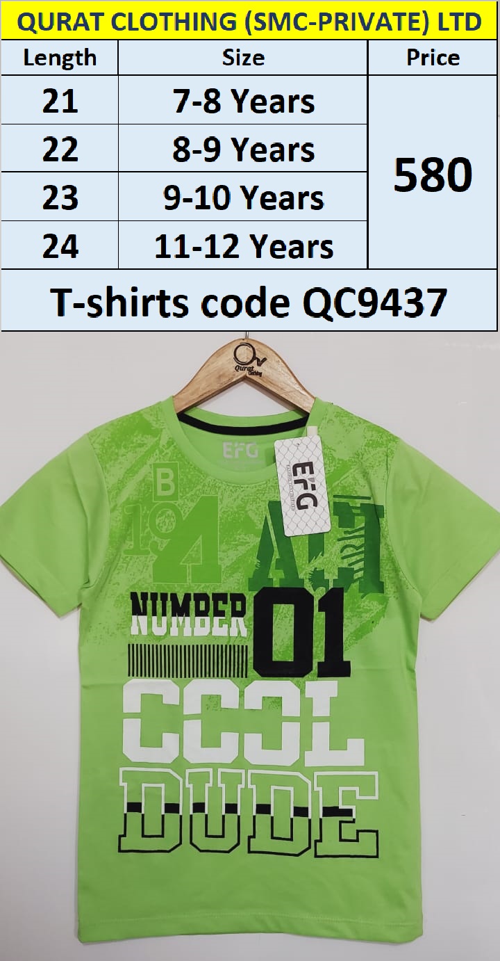 Cool Dude T-shirts QC9437 Brand EFG