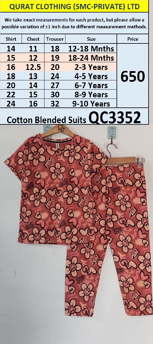 Cotton Blended Suit QC3352