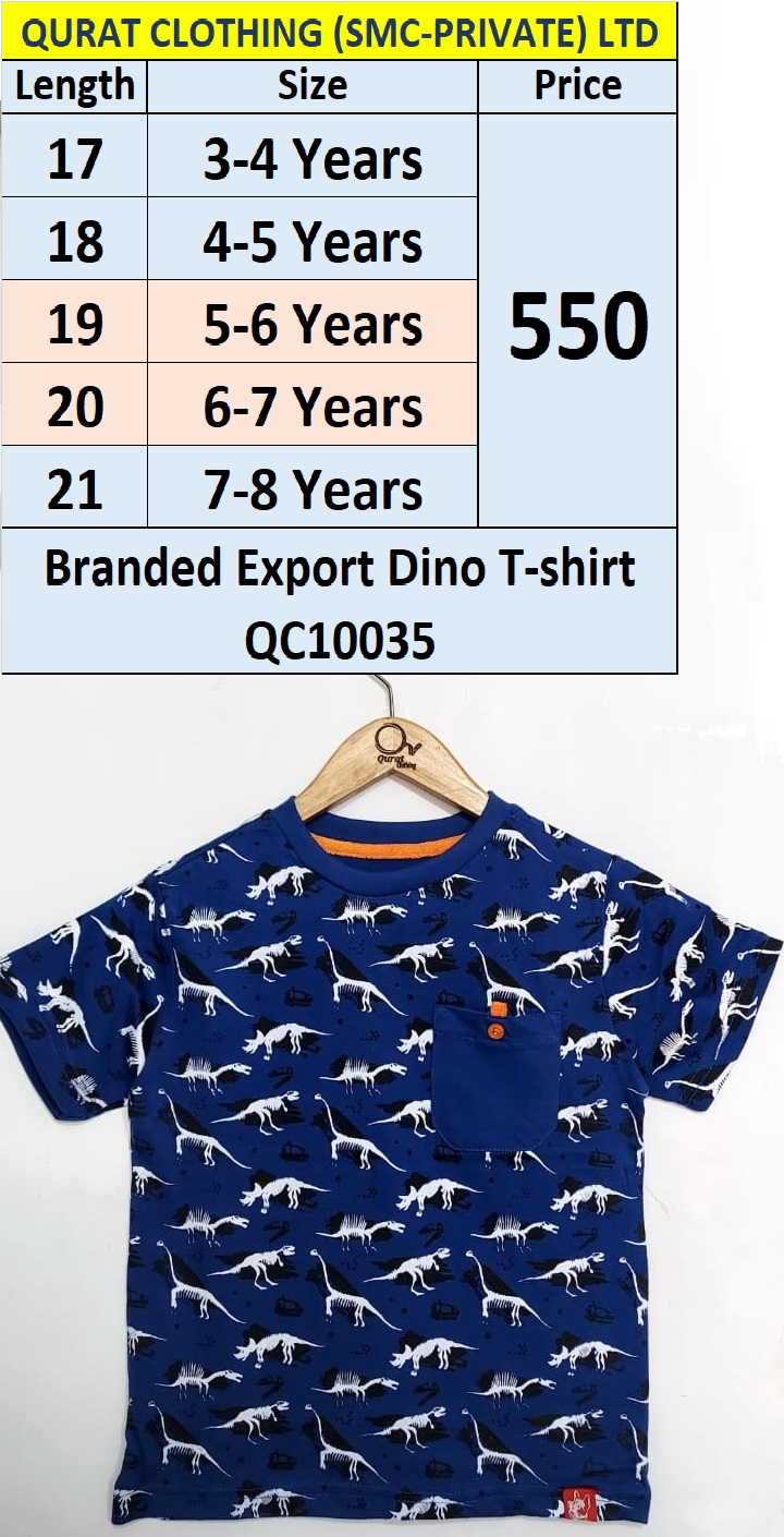 Branded Export Dino T-shirt QC10035