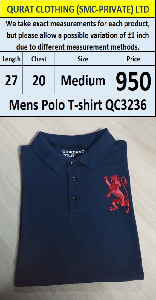 Branded Men's T-Shirt QC3236 - Export Product
