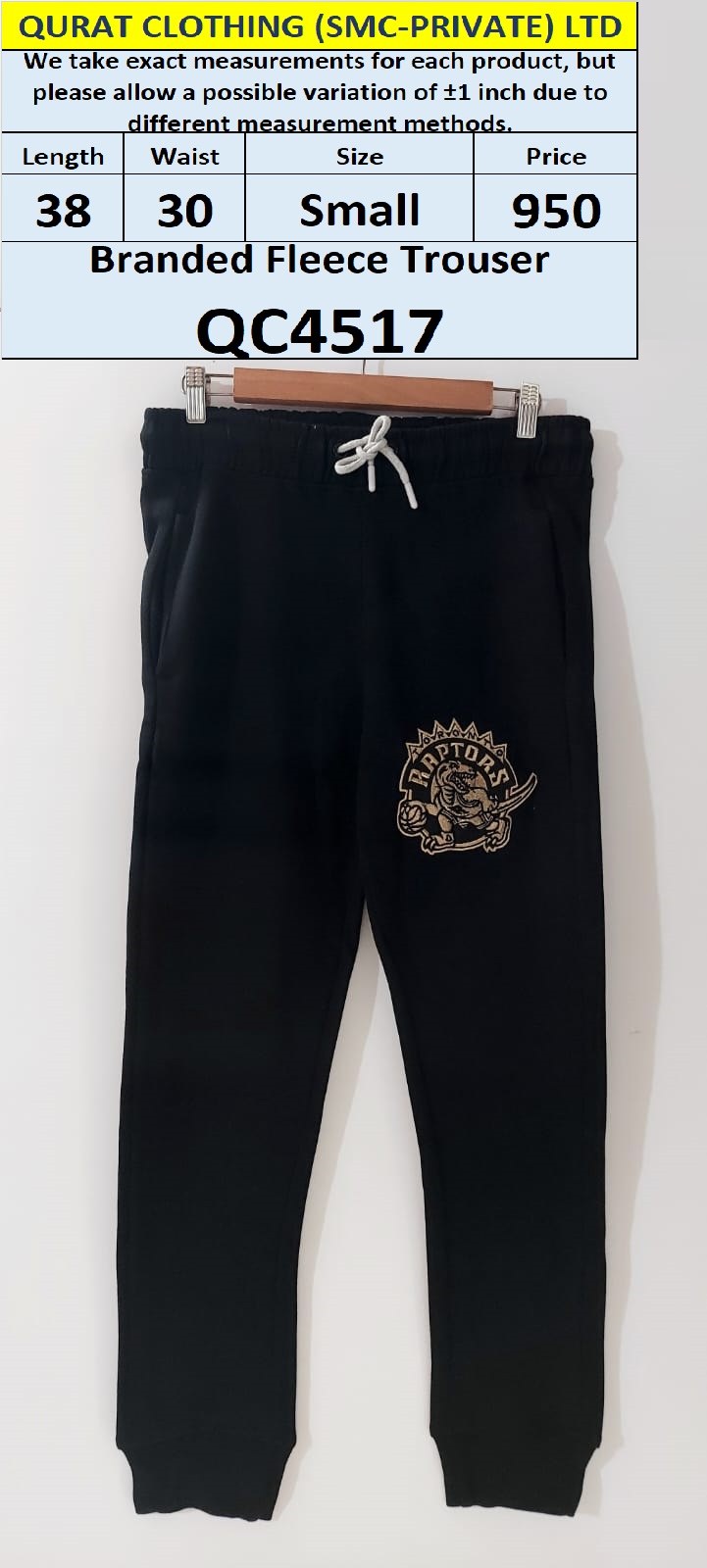 Brand Fleece Export Trouser QC4517
