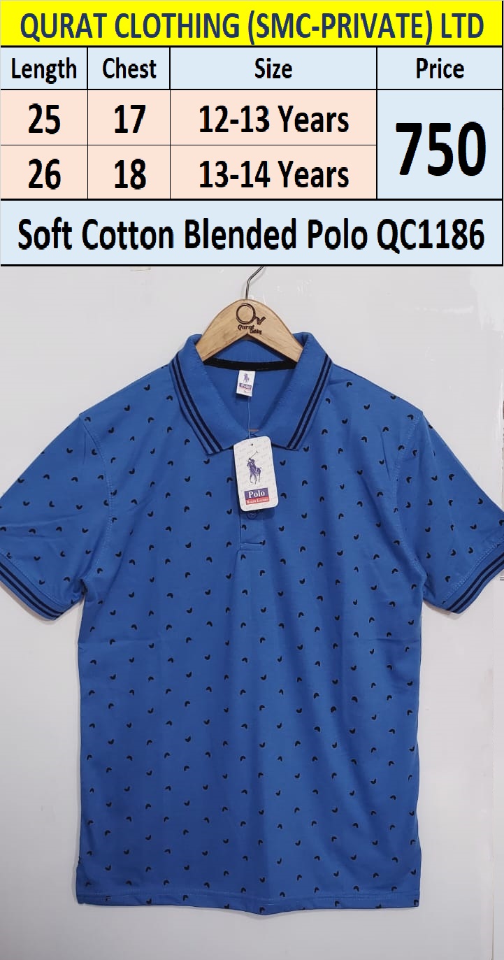 Soft Cotton Blended Polo T-Shirt QC1186
