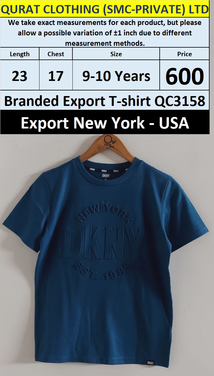 DKNY Brand T-shirt QC3158 Export New York - USA