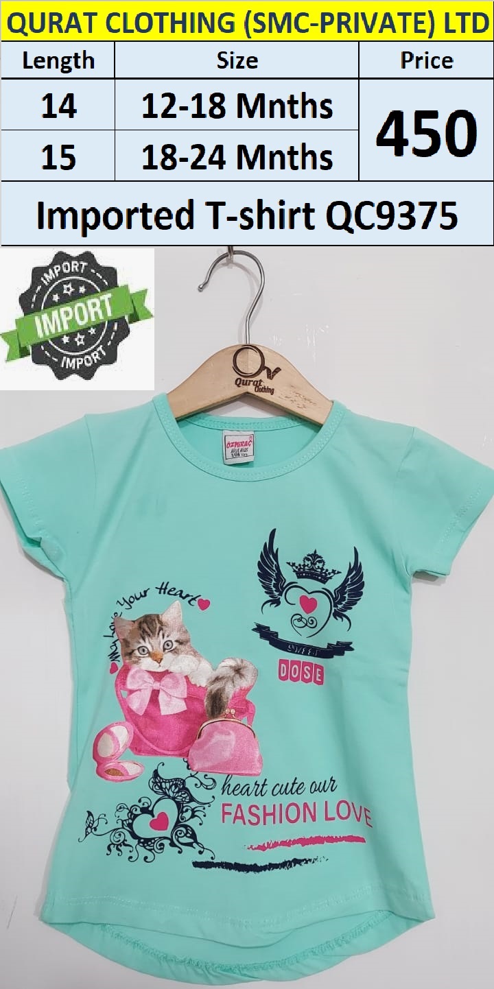 Turkey Imported My Love, My Heart T-shirt QC9375 Brand Ozmirac
