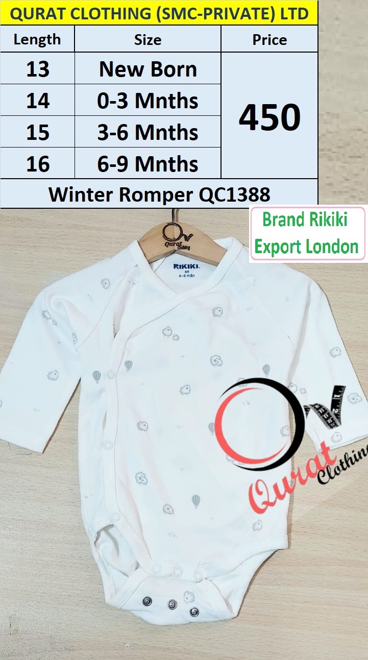 Rikiki  Brand White Romper QC1388 Export London