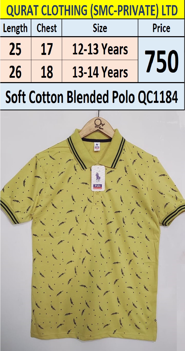 Soft Cotton Blended Polo T-Shirt QC1184