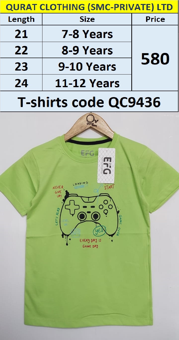 Never Give up T-shirts QC9436 Brand EFG