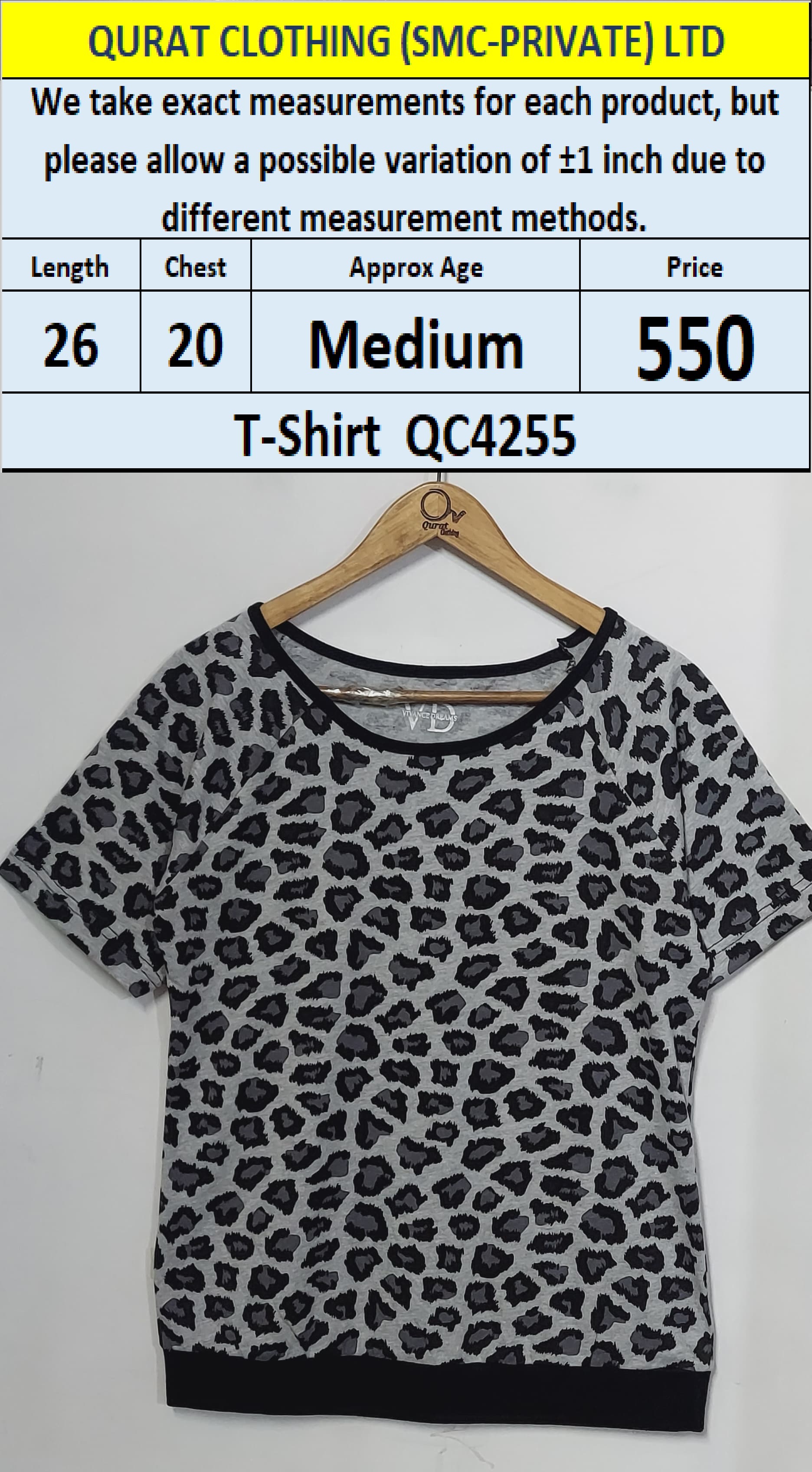 Branded Ladies T-shirt QC4255