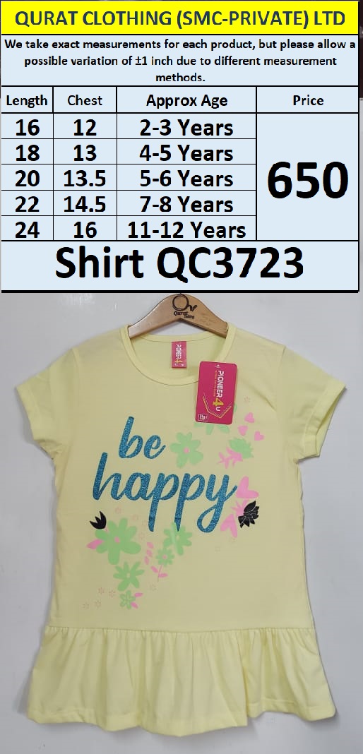 Girls T-Shirt QC3723