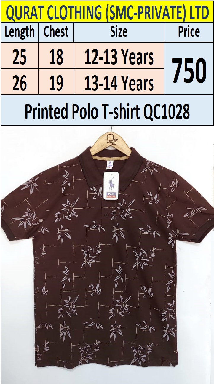 Printed Polo T-Shirt QC1028