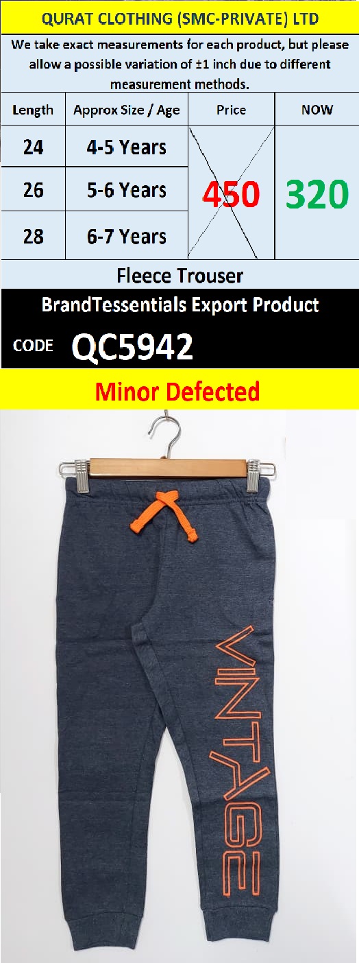 Branded Trouser - QC5942 (Minor Defected)