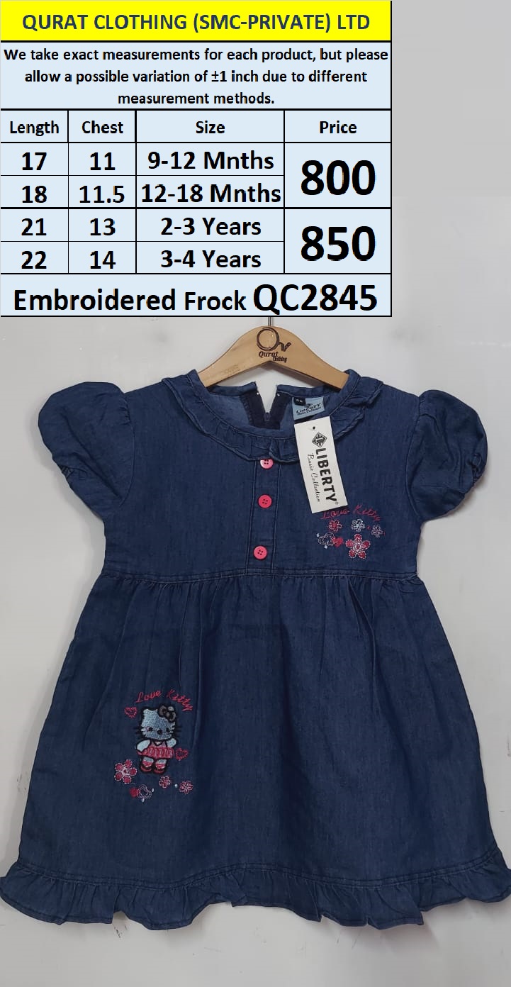 Embroidered Frock QC2845