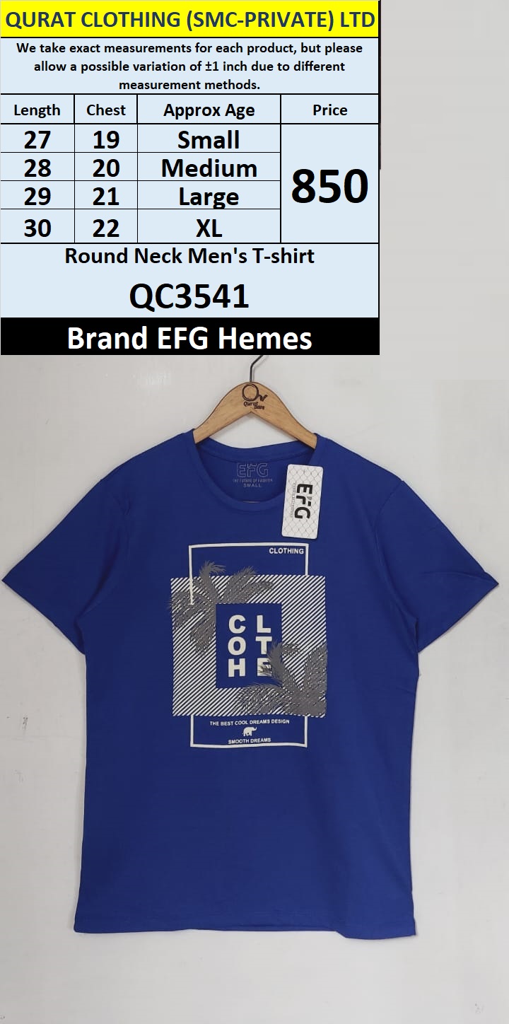 Round Neck Men's T-shirt QC3541