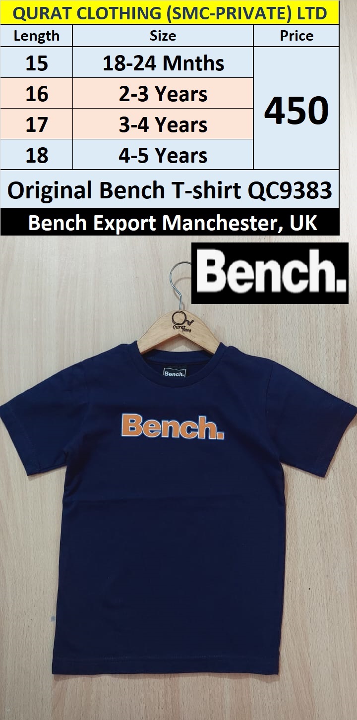 Original Bench T-shirt QC9383 Brand Bench Export Manchester, UK