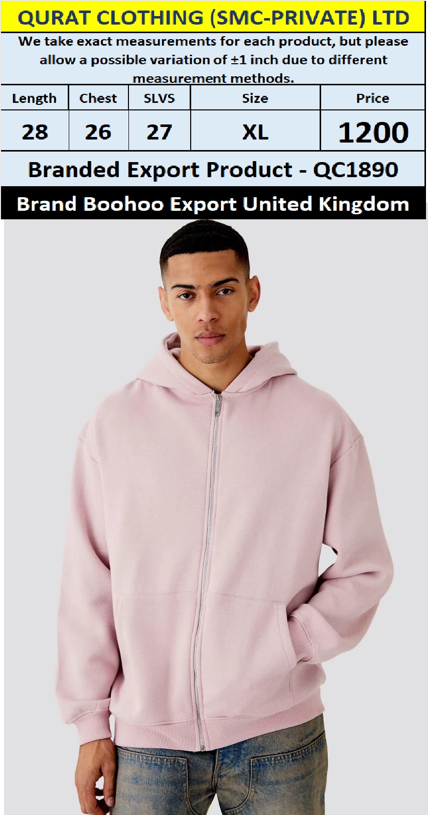 Branded Export Product QC1890 Export United Kingdom