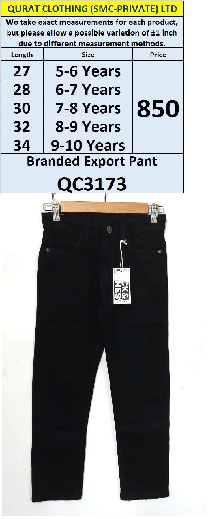 Branded Export Pant QC3173 - QC3173
