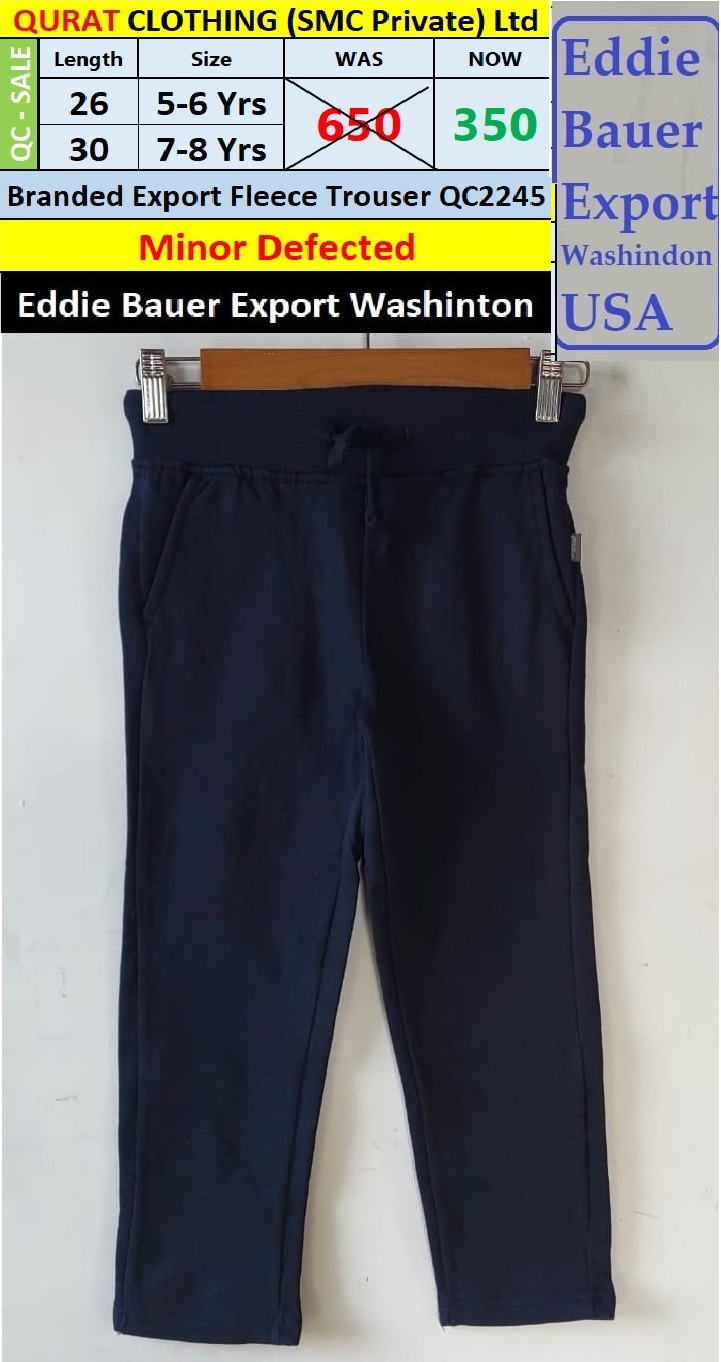 Eddie Bauer Brand Fleece Trouser QC2245 Export USA (Minor Defected)