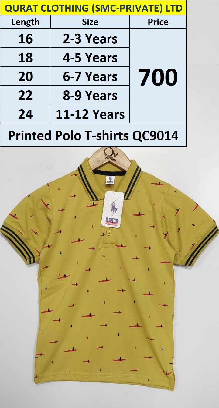Printed Polo T-shirt QC9014