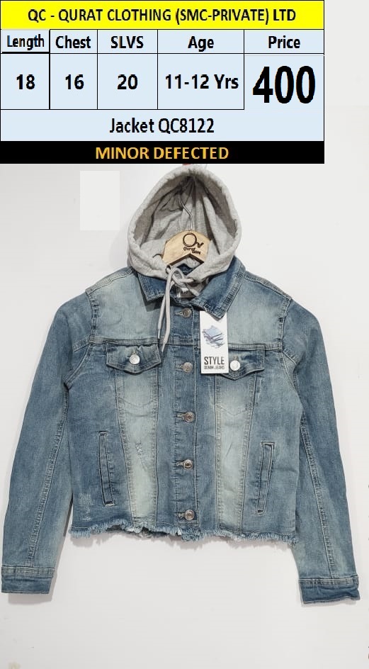 Jacket QC8122 Branded but Minor Defected(no exchange no refund)