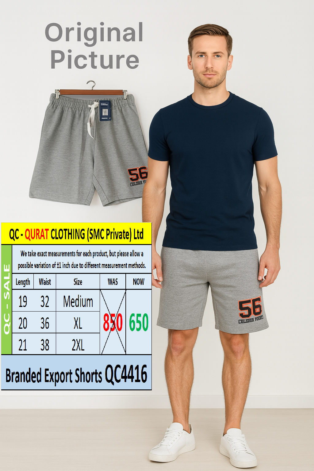 Branded Export Shorts QC4416