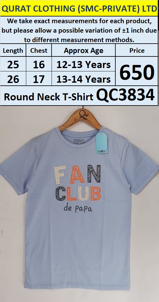Round Neck T-Shirt QC3834