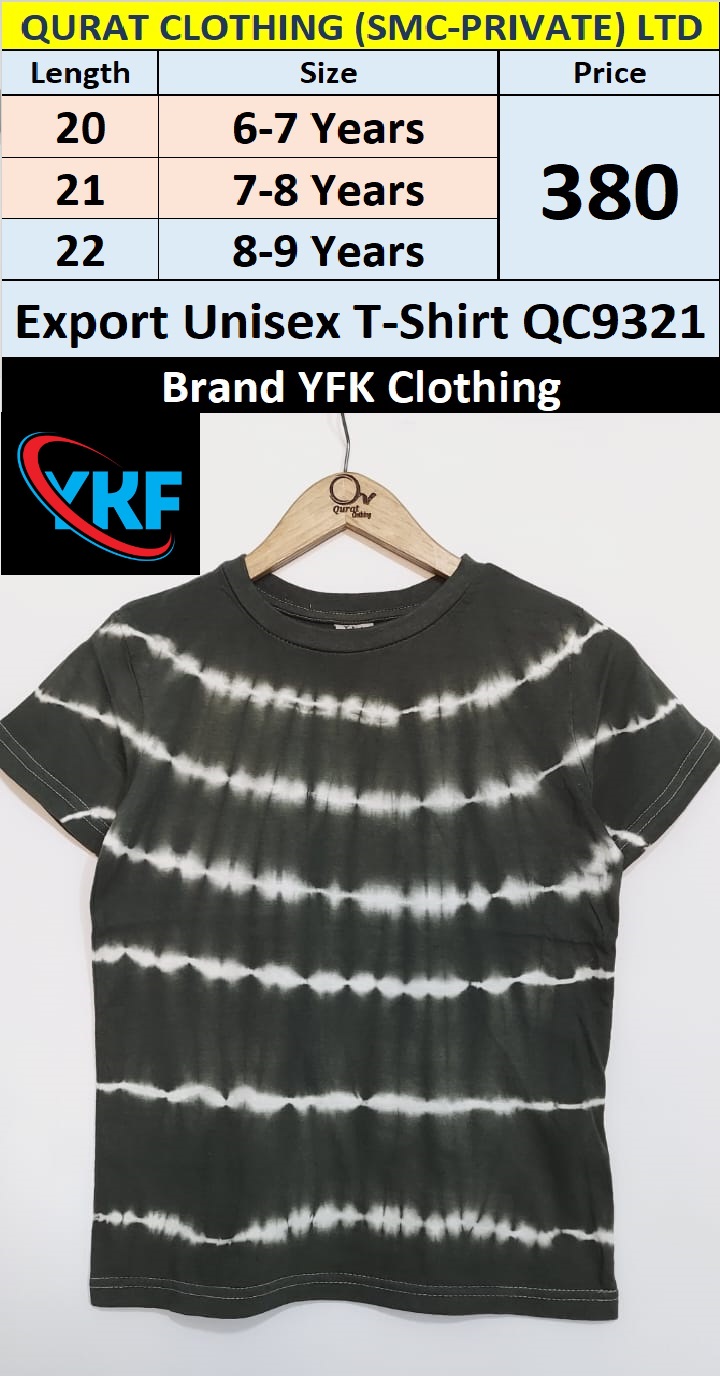 Export Branded Unisex T-shirt QC9321 Brand YKF