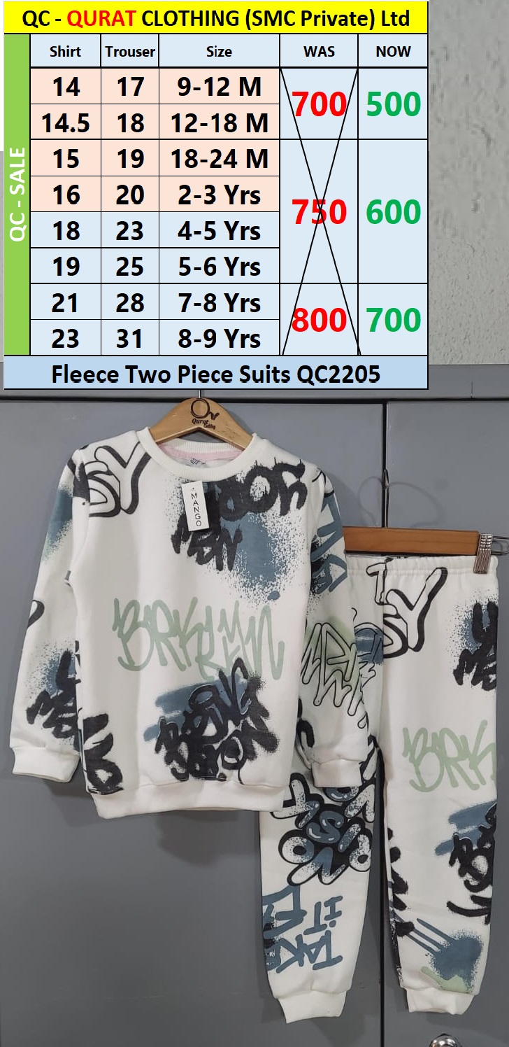 Fleece Two Piece Suit QC2205