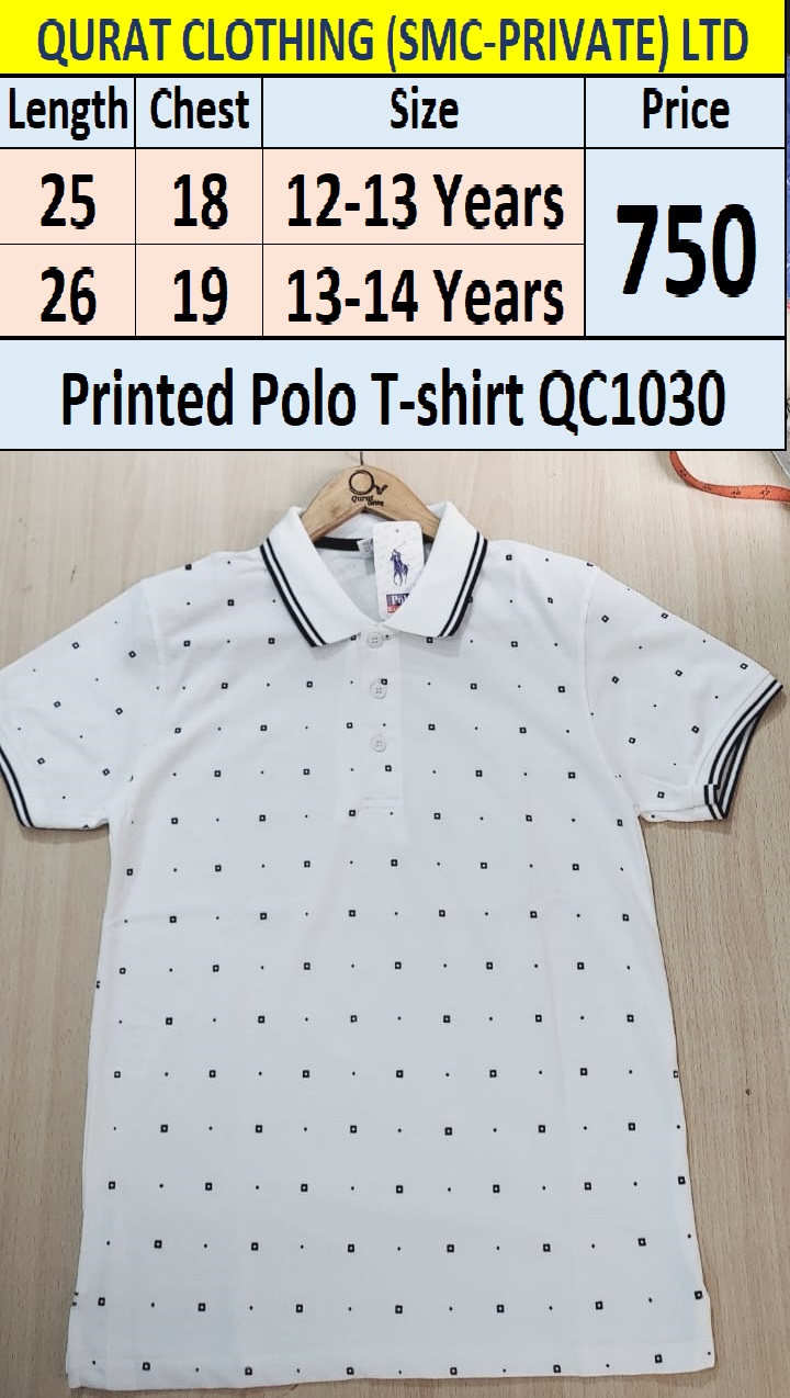 Printed Polo T-Shirt QC1030