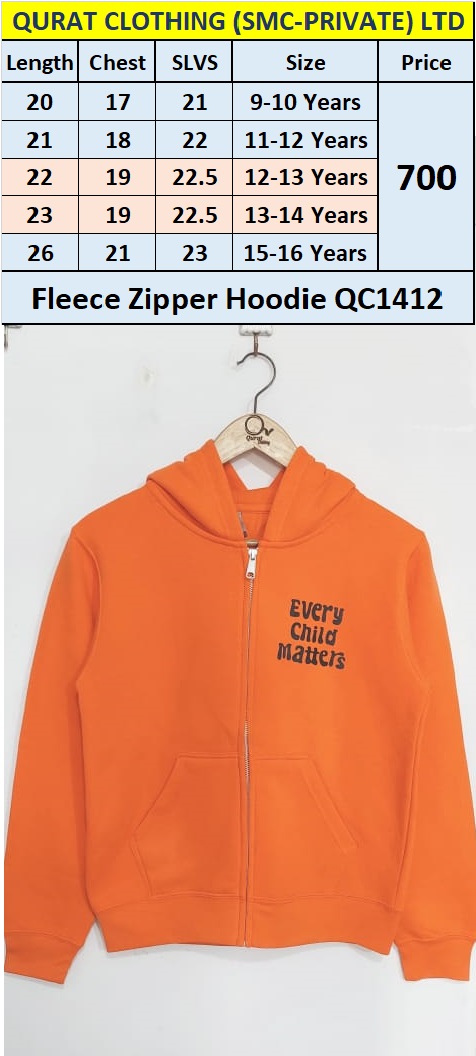 Branded Export Fleece Zipper QC1412