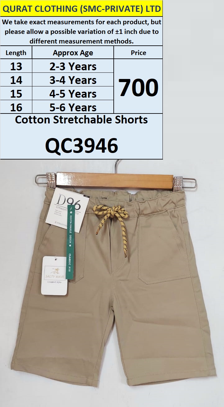 Cotton Stretchable Shorts QC3946