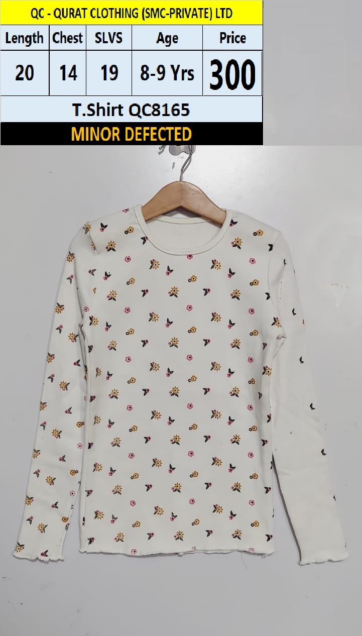 T-shirt QC8165 Branded but Minor Defected(no exchange no refund)