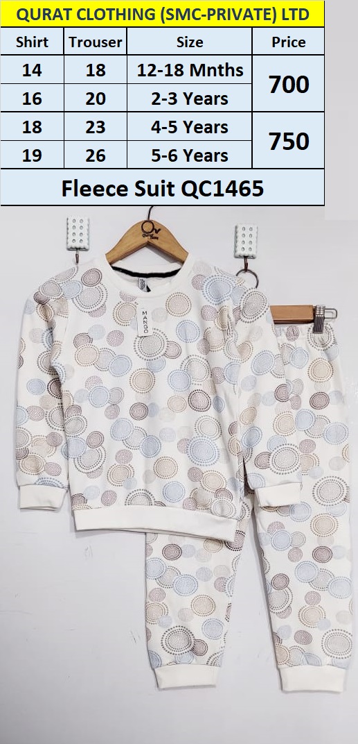 Fleece Two Piece Suit QC1465