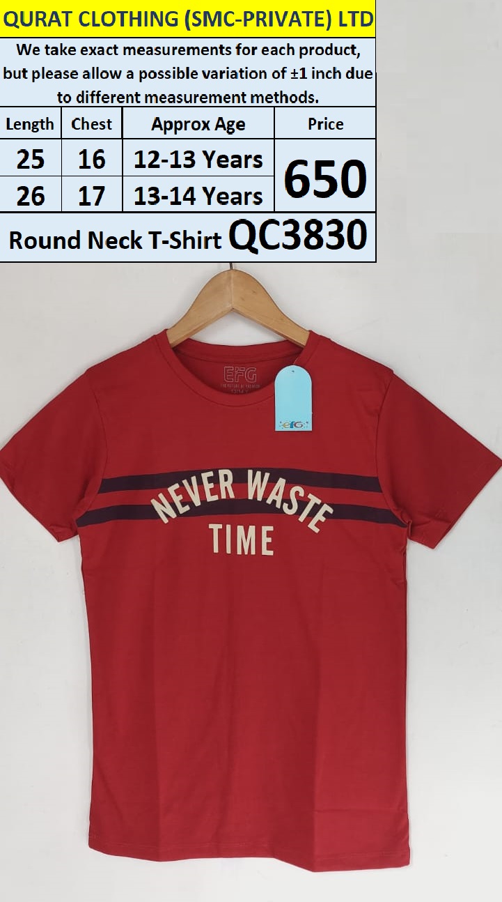 Round Neck T-Shirt QC3830