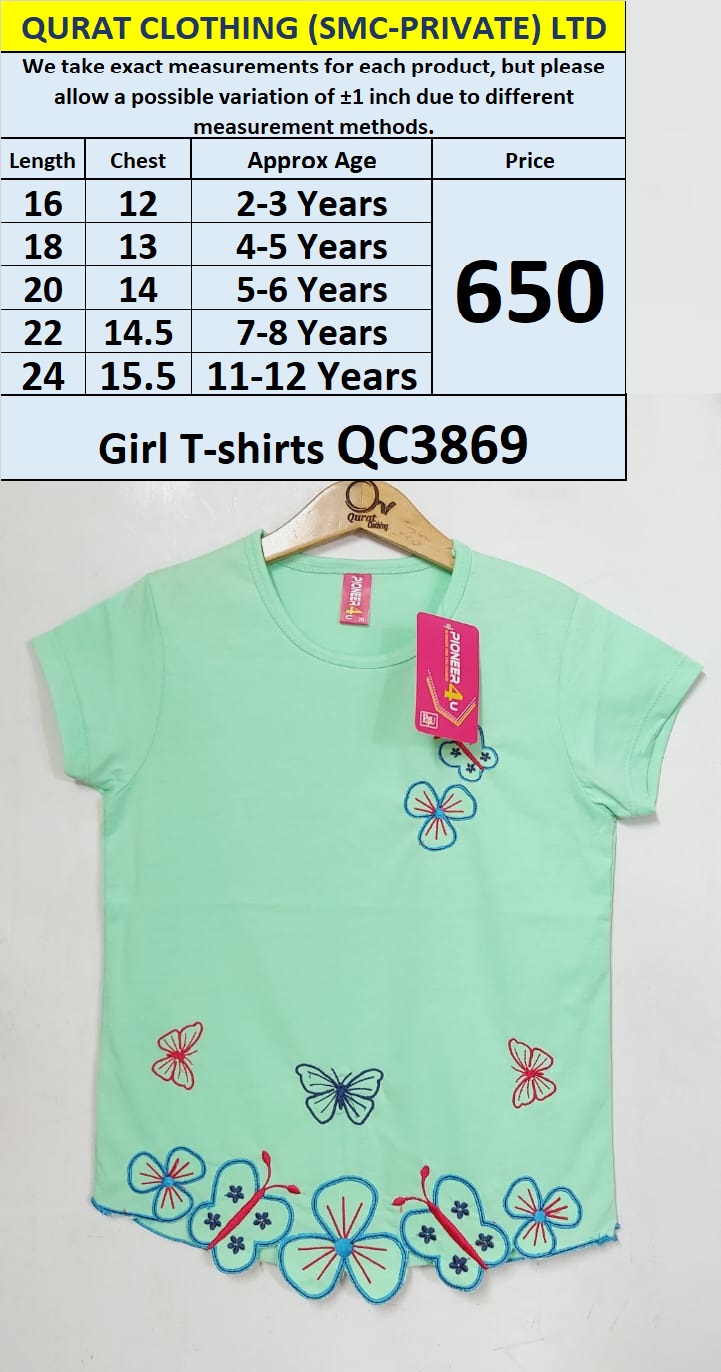 Girl T-shirts QC3869