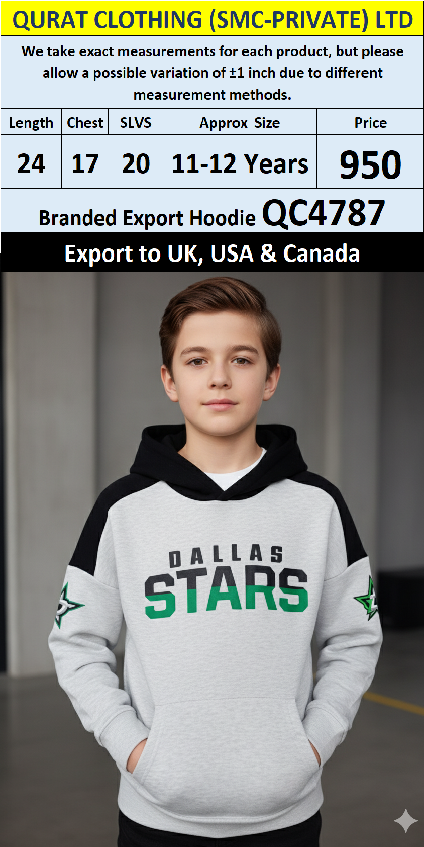 Branded Export UK, USA & Canada Top Brands Hoodie QC4787